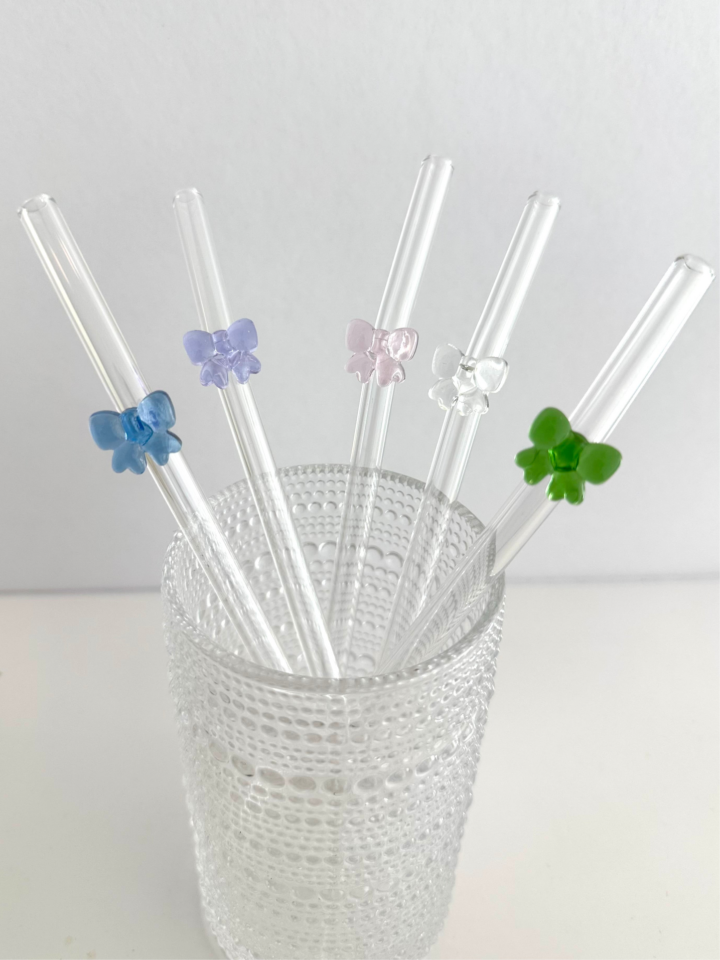 Glass Bow Straw