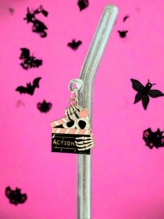 Action Skeleton Glass Straw