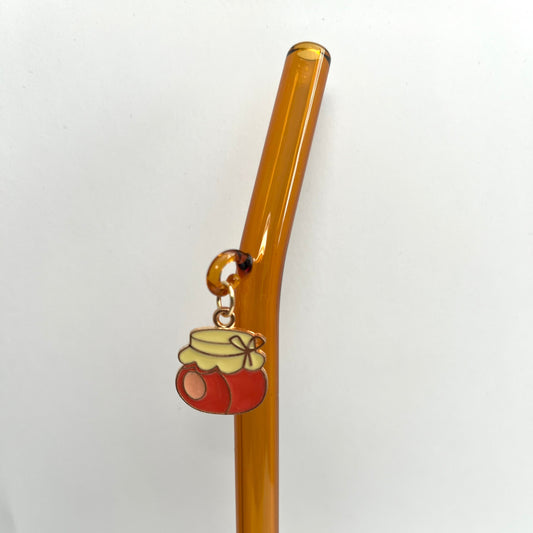 Honey Glass Straw