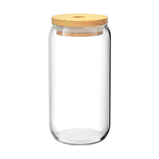 16 oz Clear Glass Tumbler