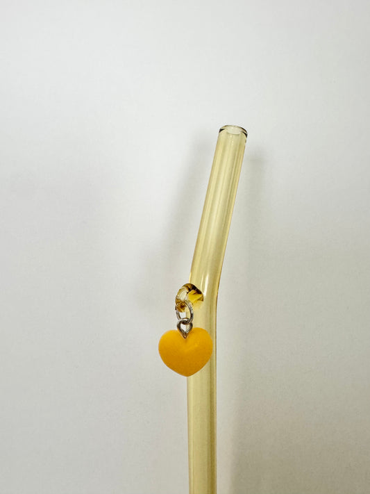 Yellow Mini Puffed Heart