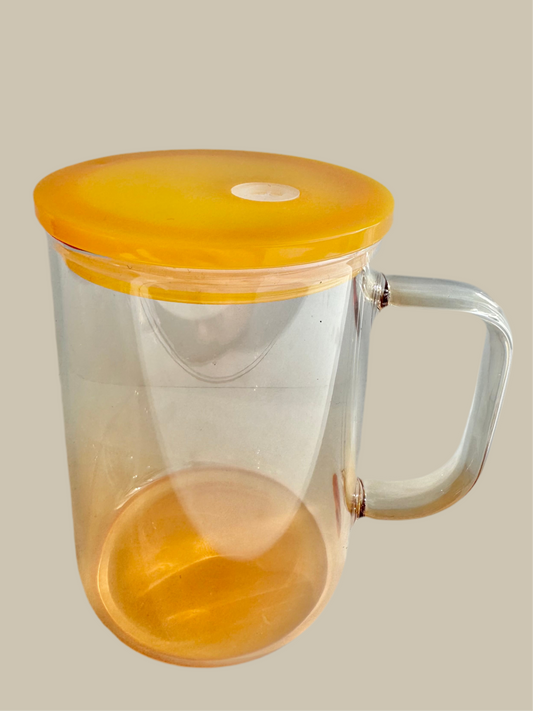 Honey 16oz Gradient Glass Cup