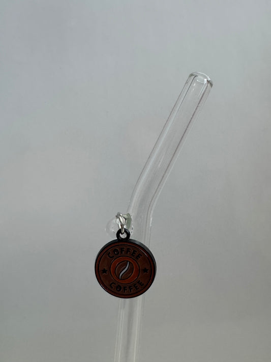 Coffee Coffee Glass Straw